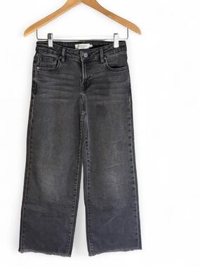 HIDDEN Jeans Blake Mid Rise Dad Jean Washed Black Grey Denim Size 25